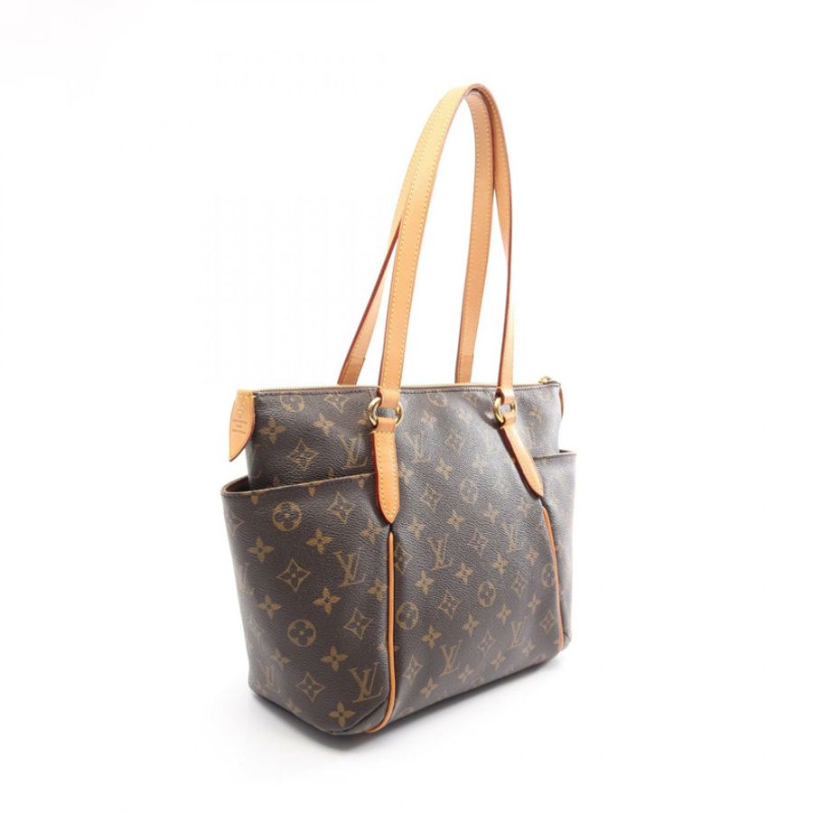 路易威登 Totally PM 手提單肩包 M56688 Monogram 皮革 棕色 二手-1