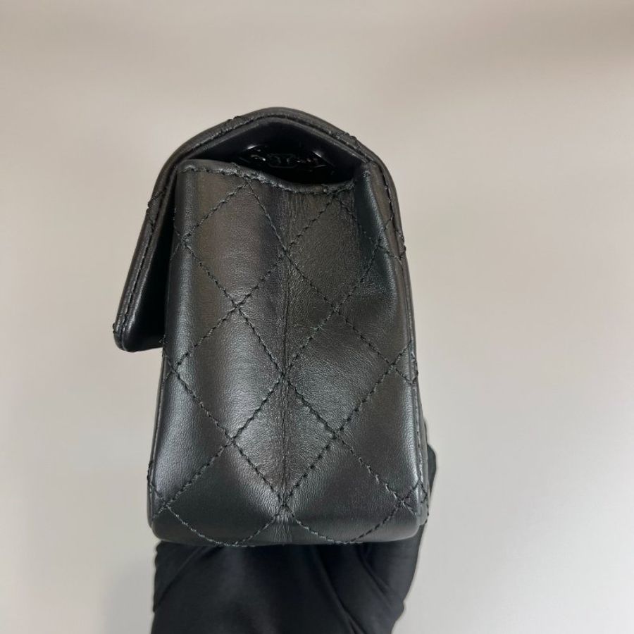 CHANEL 2.55 SO BLACK側肩包 晶片款-2