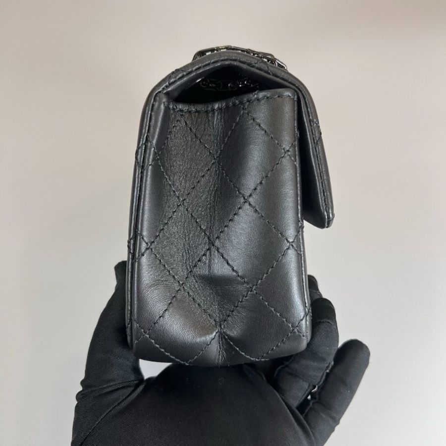 CHANEL 2.55 SO BLACK側肩包 晶片款-3