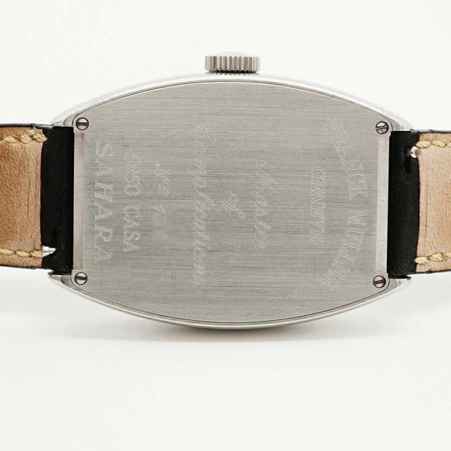Franck Muller Casablanca Sahara 5850CASA 黑色錶盤男士腕錶-4
