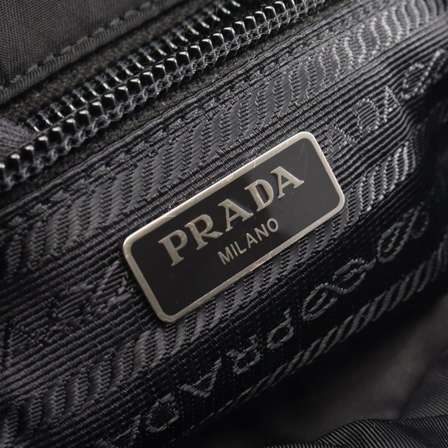 PRADA TESSUTO+PASSAMA 2WAY 手提包 1BA207 尼龍黑色 二手 女士-3