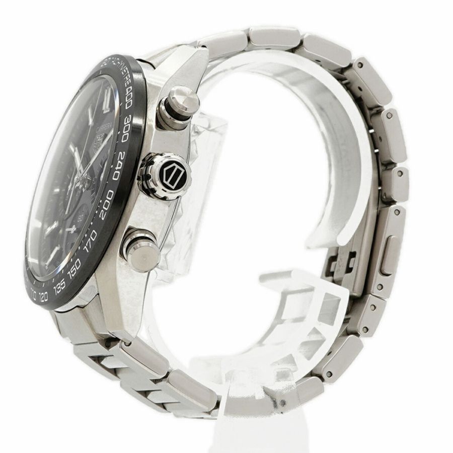 TAG Heuer 豪雅卡萊拉 Calibre 02 CBN2A1B 黑色錶盤男士腕錶-1