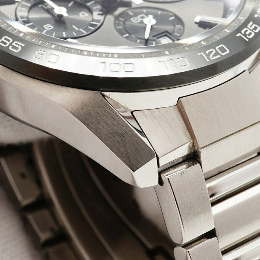TAG Heuer 豪雅卡萊拉 Calibre 02 CBN2A1B 黑色錶盤男士腕錶-6