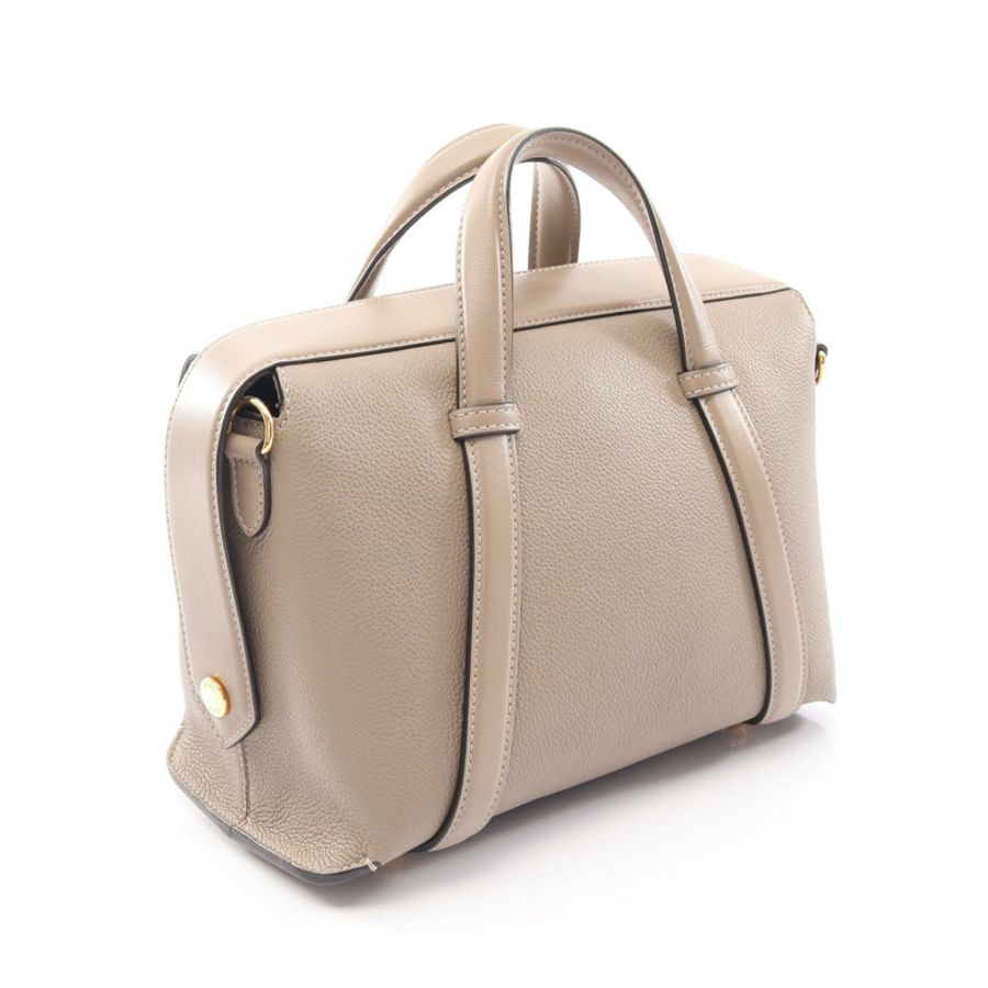 FENDI Boston 365 中型單肩斜背包 8BL152 皮革 米色 二手-1