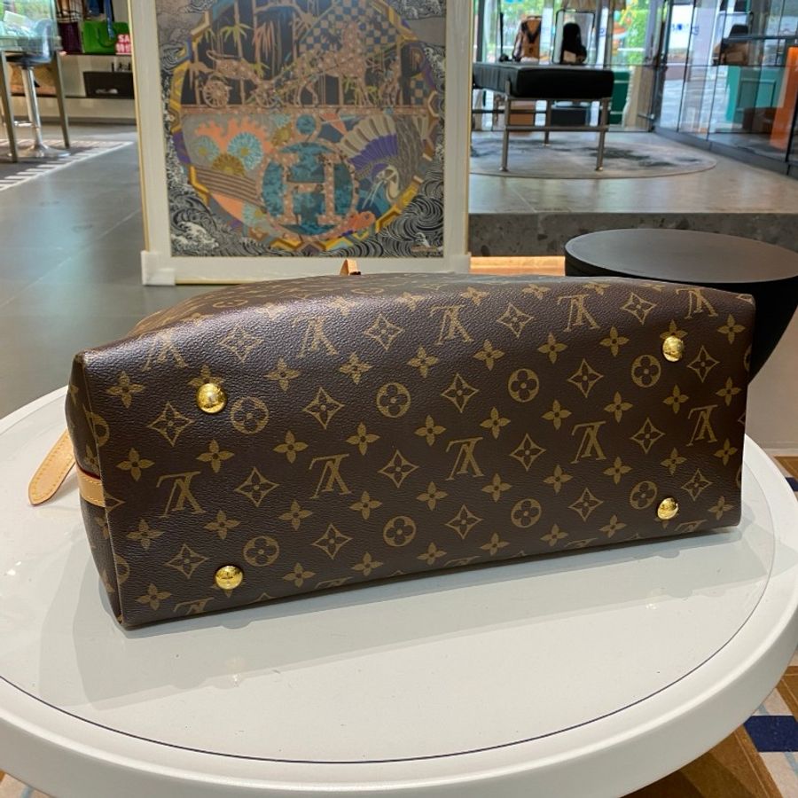 芯片款LV路易威登Carryall老花中号子母包斜挎包39*15*30-18