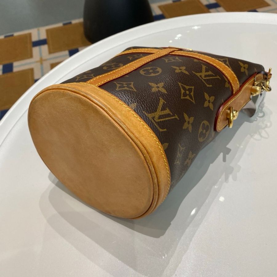 LV路易威登大薯条Duffle老花单肩斜挎包14*22*14-20