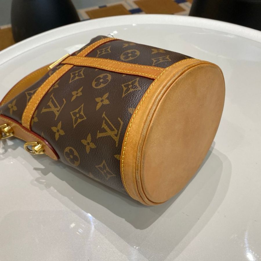 LV路易威登大薯条Duffle老花单肩斜挎包14*22*14-21