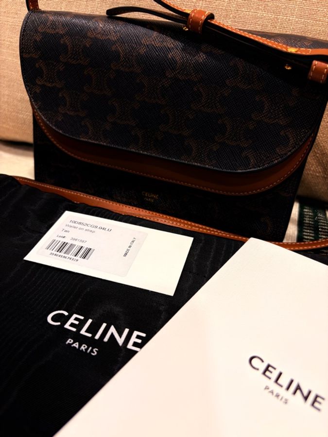 Celine 老花經典信封包✉️簡單卻不減貴氣💕-5