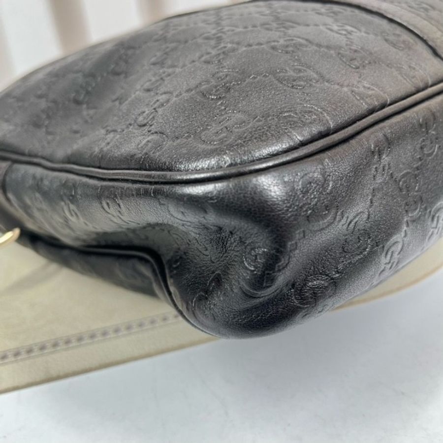 GUCCI 全皮老花壓紋手提包公文包電腦包-8