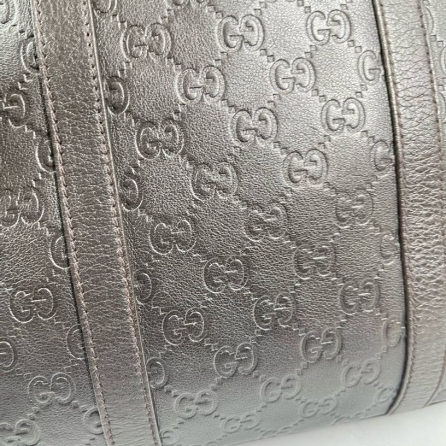 GUCCI 全皮老花壓紋手提包公文包電腦包-20
