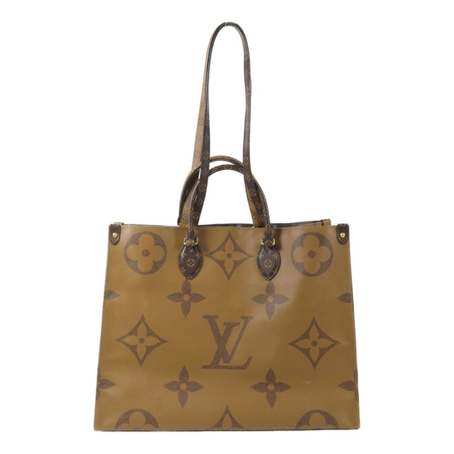 LOUIS VUITTON Monogram Giant Reverse On The Go GM手挽肩背兩用袋-1