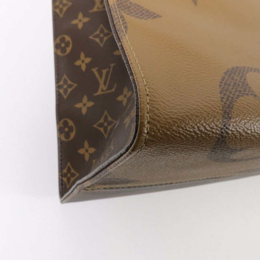 LOUIS VUITTON Monogram Giant Reverse On The Go GM手挽肩背兩用袋-9