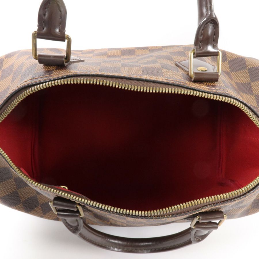 LOUIS VUITTON Damier Speedy Bandouliere 30手挽肩背兩用袋-4