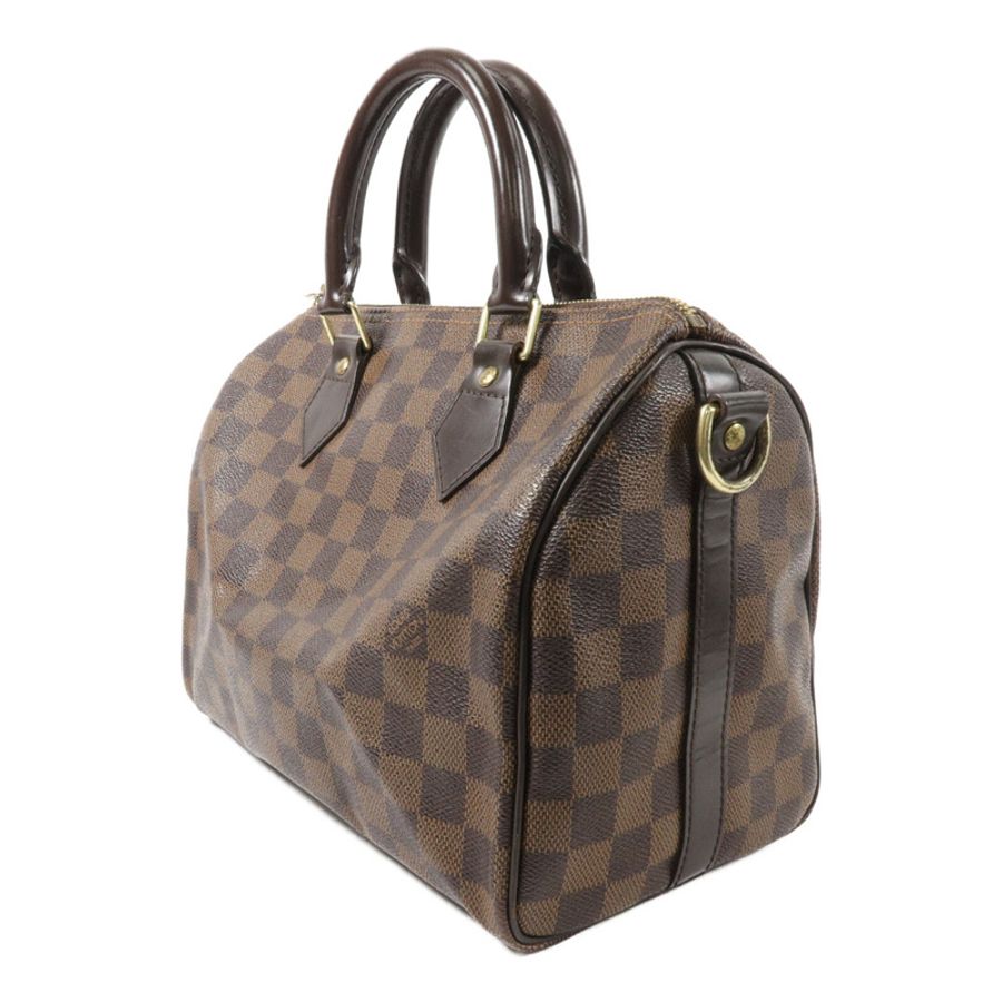 LOUIS VUITTON Damier Speedy Bandouliere 25手挽肩背兩用袋-2