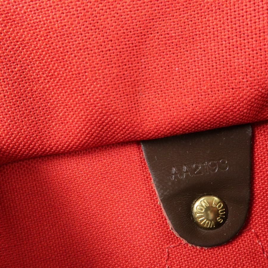 LOUIS VUITTON Damier Speedy Bandouliere 25手挽肩背兩用袋-5
