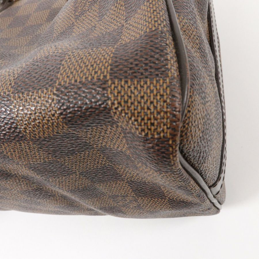 LOUIS VUITTON Damier Speedy Bandouliere 25手挽肩背兩用袋-11