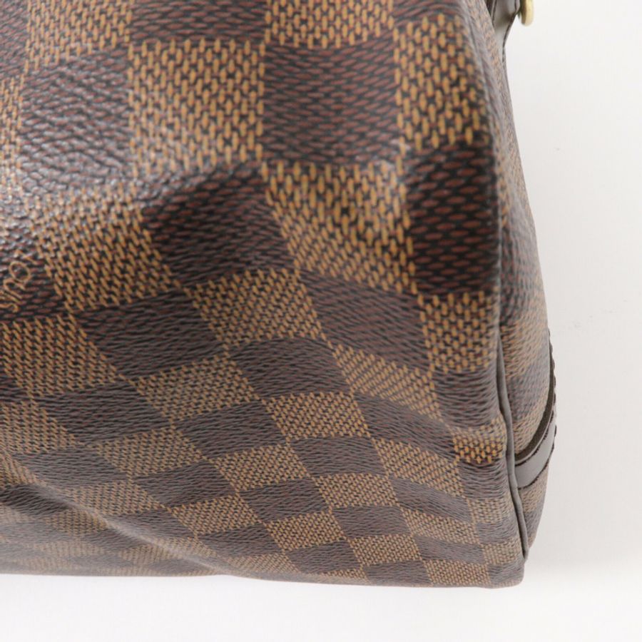 LOUIS VUITTON Damier Speedy Bandouliere 30手挽肩背兩用袋-10