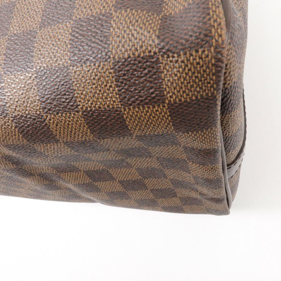 LOUIS VUITTON Damier Speedy Bandouliere 35手挽肩背兩用袋-10