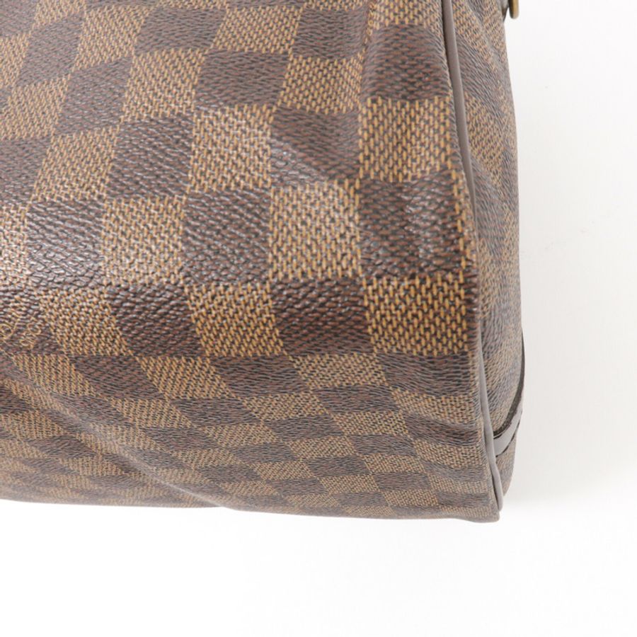 LOUIS VUITTON Damier Speedy Bandouliere 35手挽肩背兩用袋-12