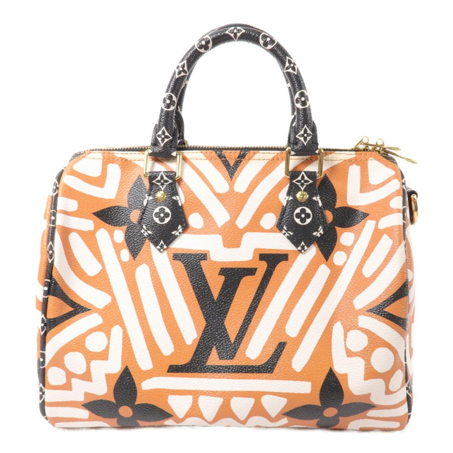 LOUIS VUITTON Monogram Giant LV Crafty Speedy Bandouliere 25手挽肩背兩用袋-1