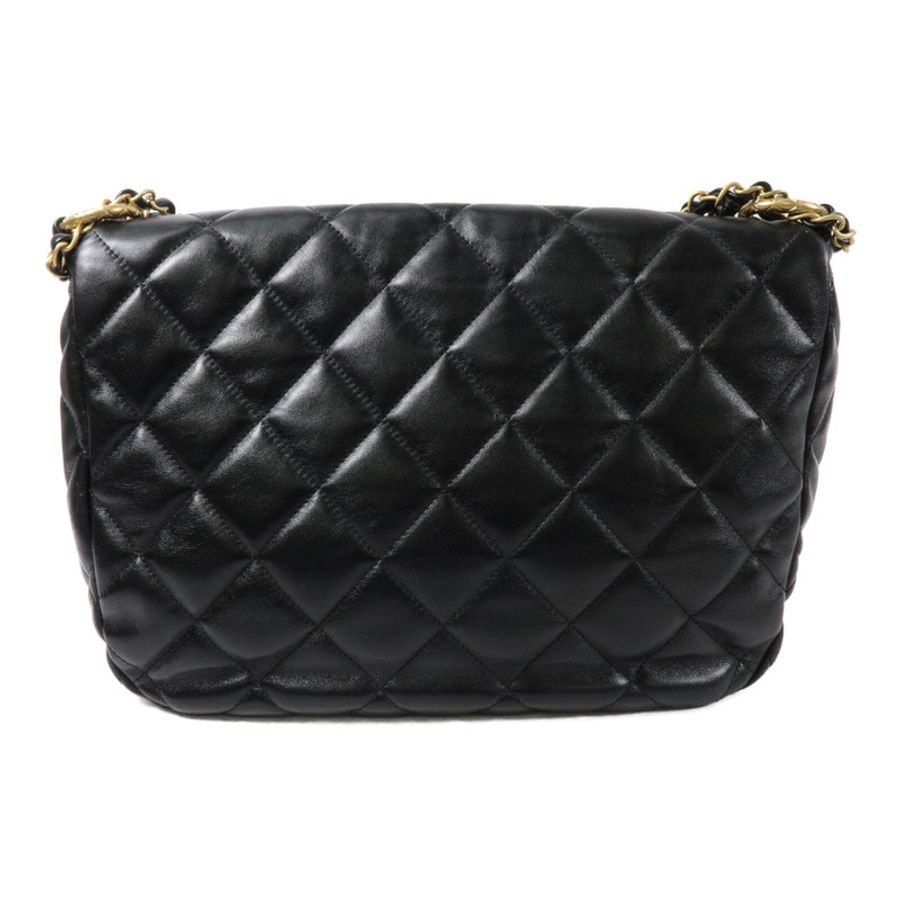 CHANEL 羊皮皮革Chain Shoulder鏈帶肩背袋-1