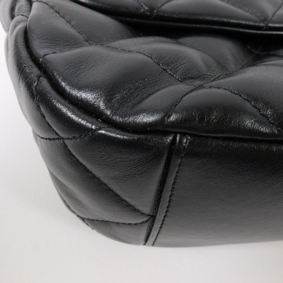 CHANEL 羊皮皮革Chain Shoulder鏈帶肩背袋-9