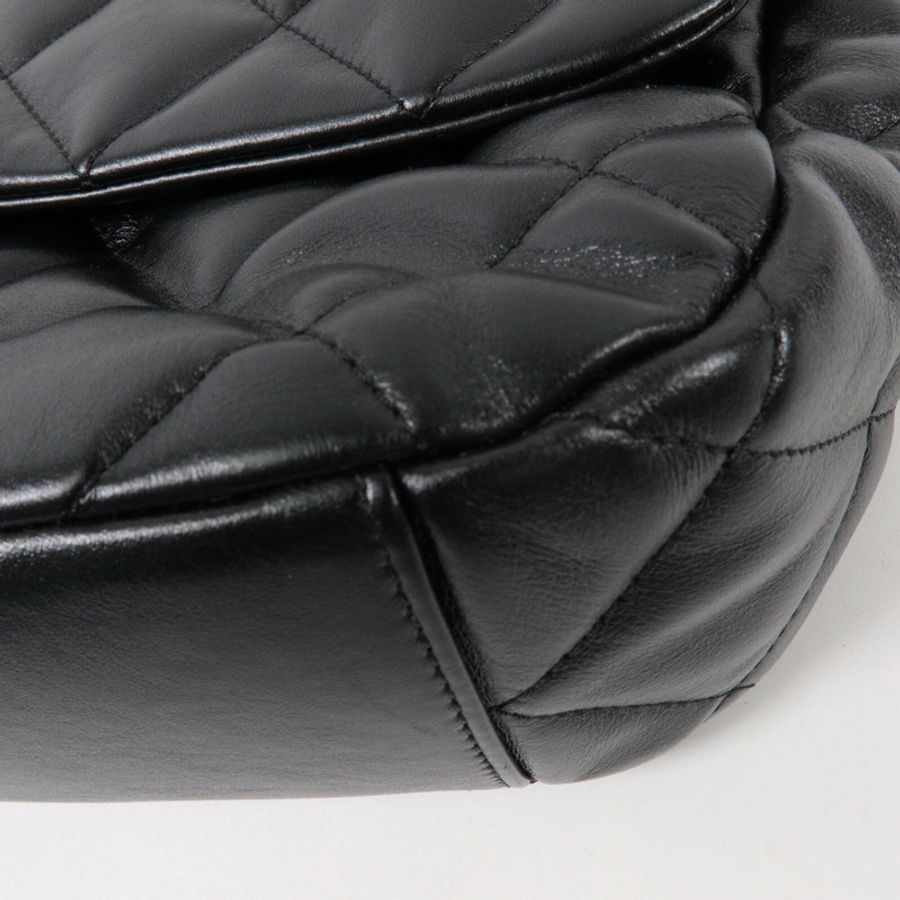 CHANEL 羊皮皮革Chain Shoulder鏈帶肩背袋-10