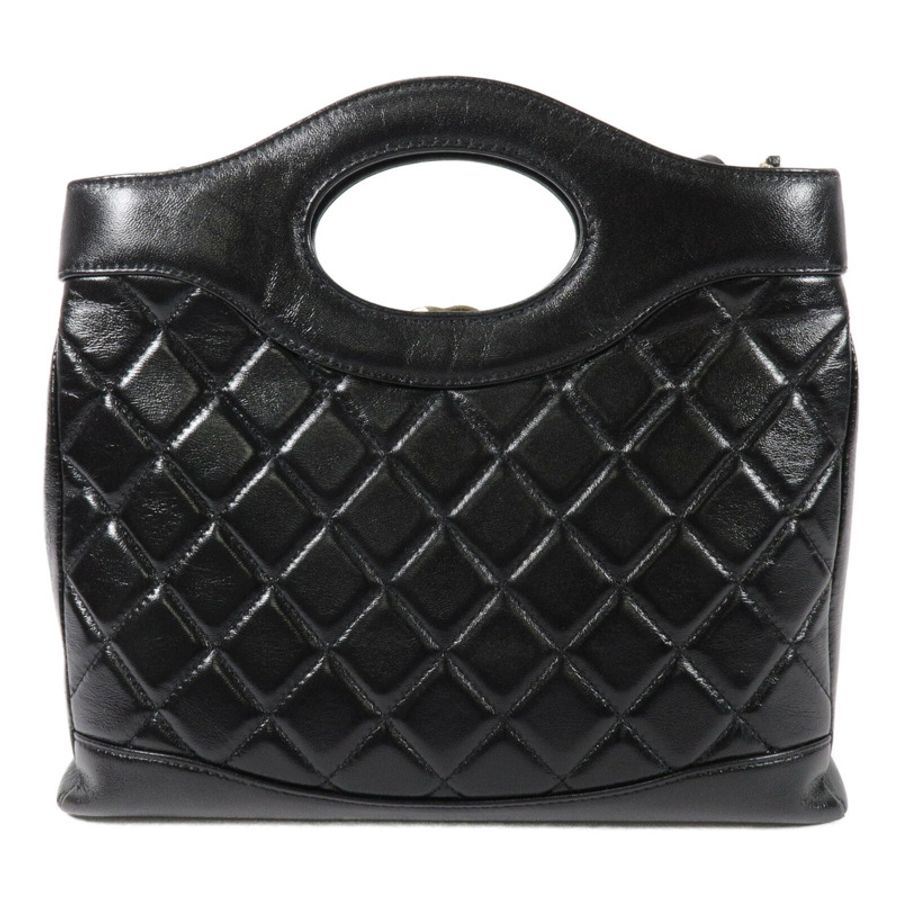 CHANEL 羊皮皮革Chanel 31 Shopping Bag鏈帶手挽肩背兩用袋-1