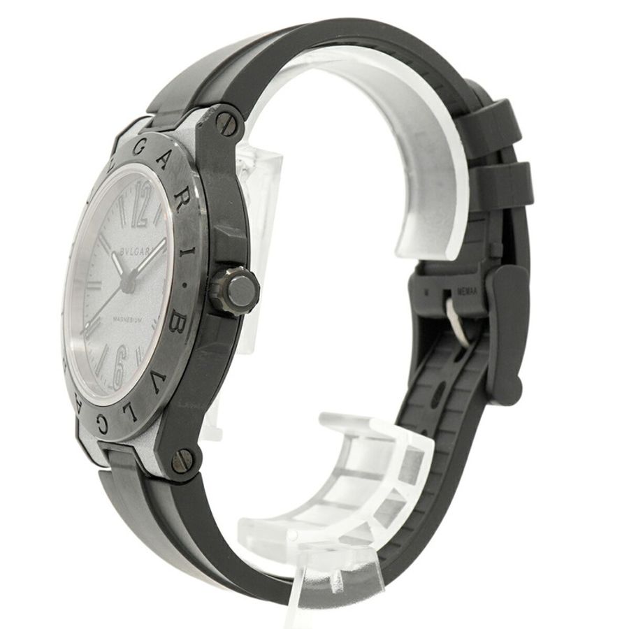 寶格麗 Diagono 鎂合金 DG41SMC 灰色錶盤男士腕錶-1