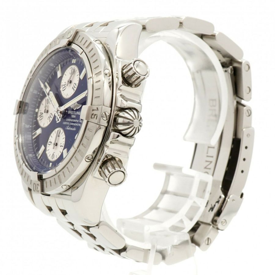 百年靈 Chronomat Evolution A156C45PA A13356 海軍藍錶盤男士腕錶-1