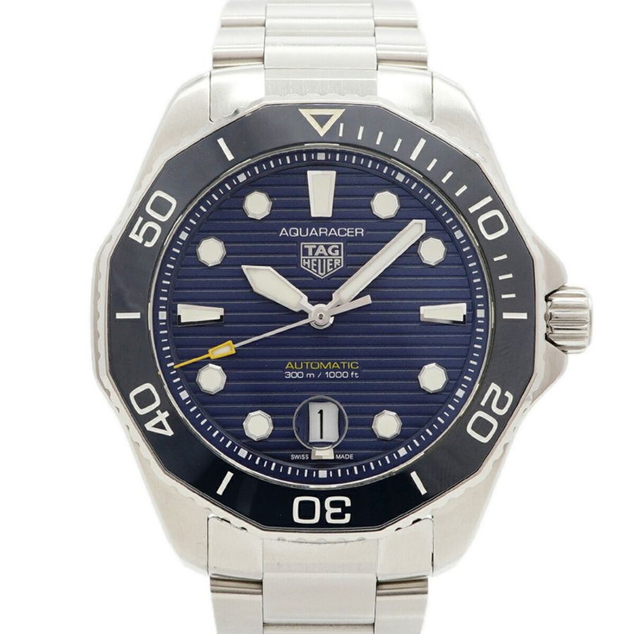TAG Heuer 豪雅競潛系列專業300公尺潛水錶 WBP201B 藍色錶盤男士腕錶-0
