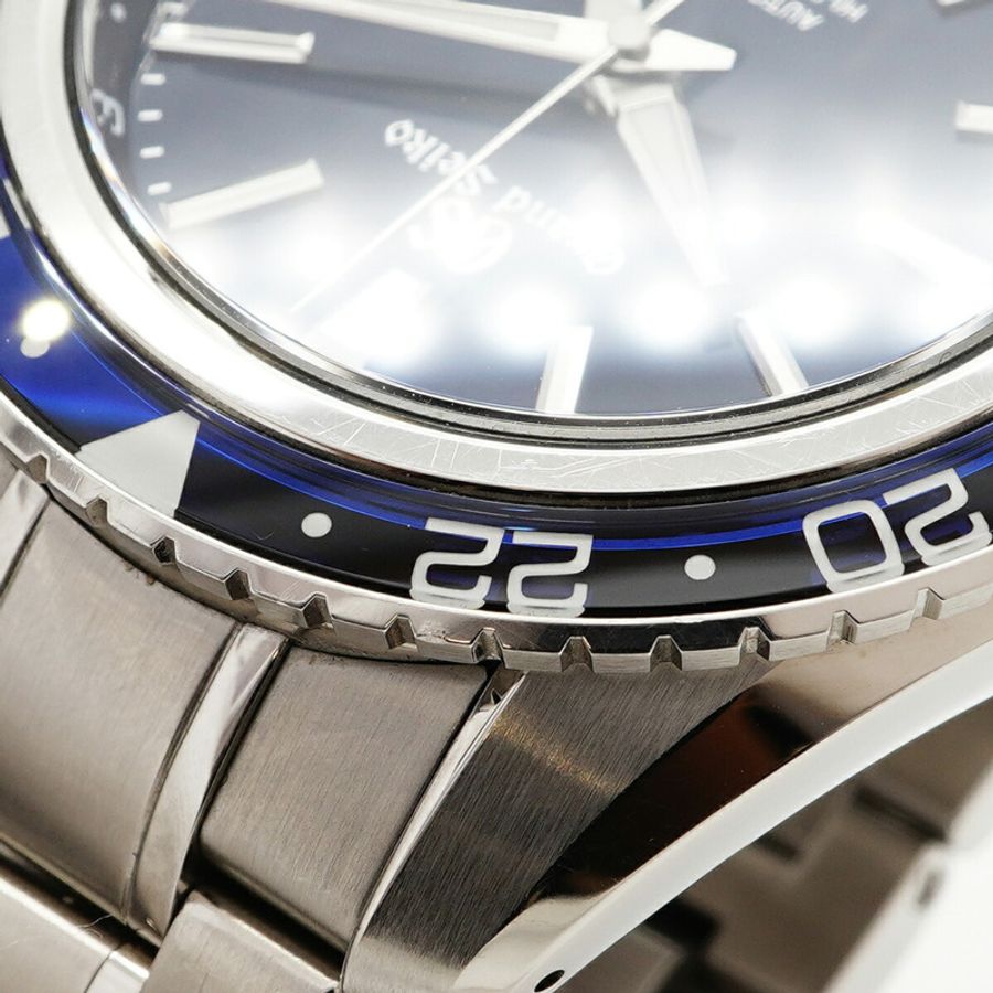 精工 Grand Sport 系列 SBGJ237 9S86-00K0 海軍藍錶盤男士腕錶-6