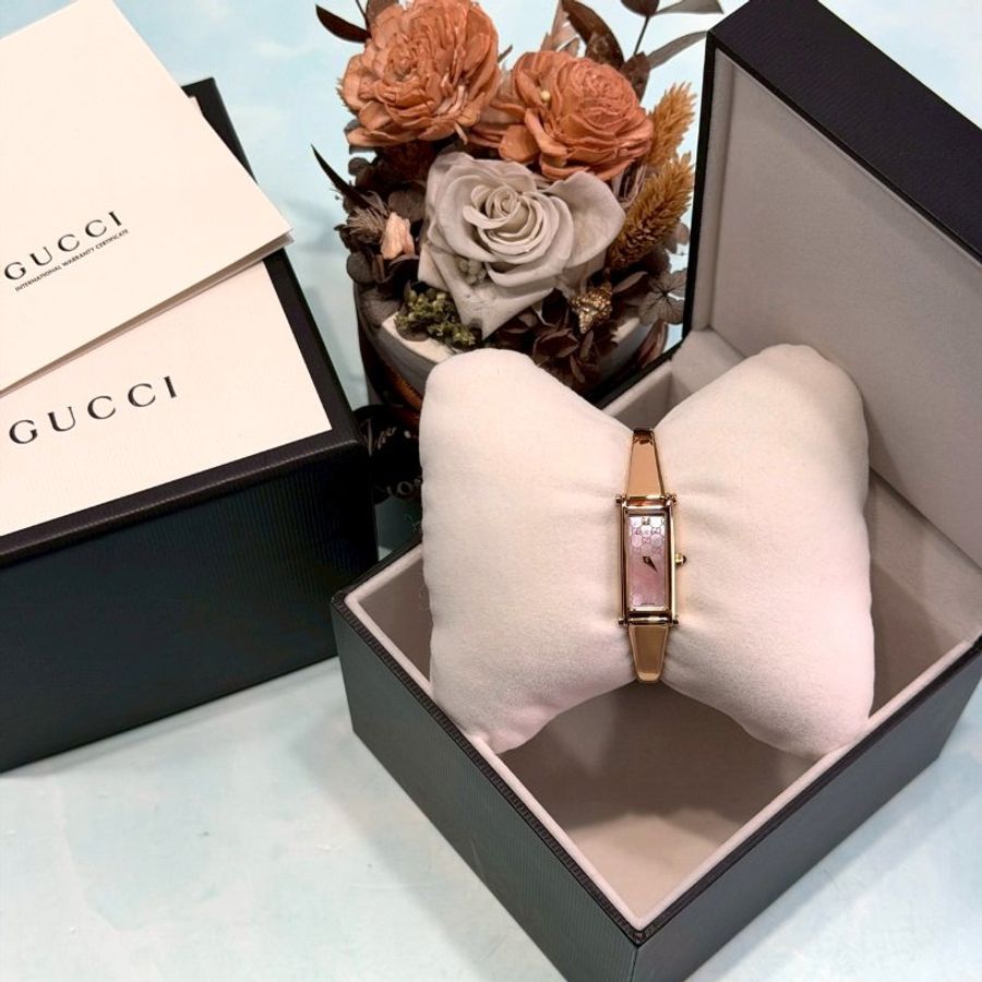 GUCCI 1500系列女士手鐲式時尚腕錶-0