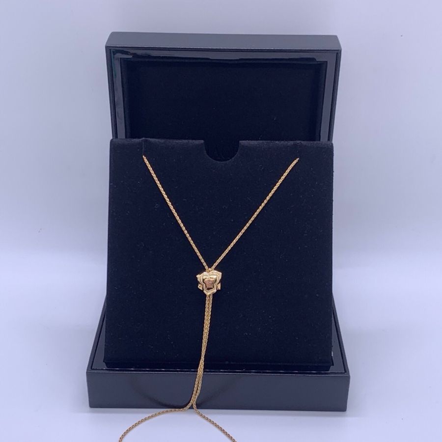 PIAGET 伯爵ROSE系列玫瑰金鑽石項鍊 滿鑽立體玫瑰造型-6