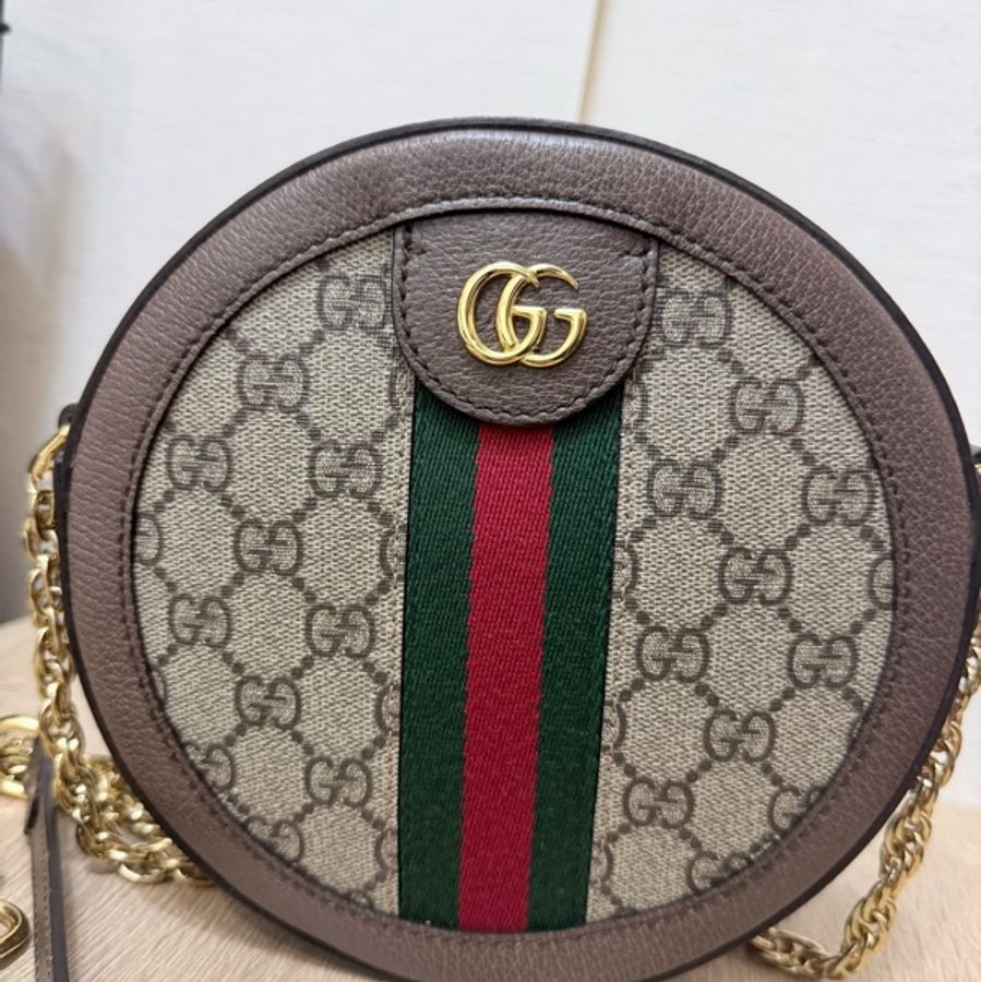 Gucci PVC圓餅包-5