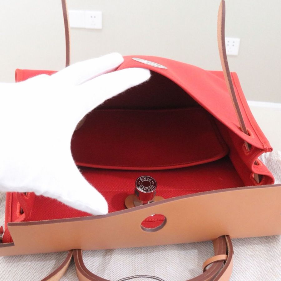 Hermès 愛馬仕Herbag31小號,A刻 尺寸31*25*10,配件防塵袋。-9