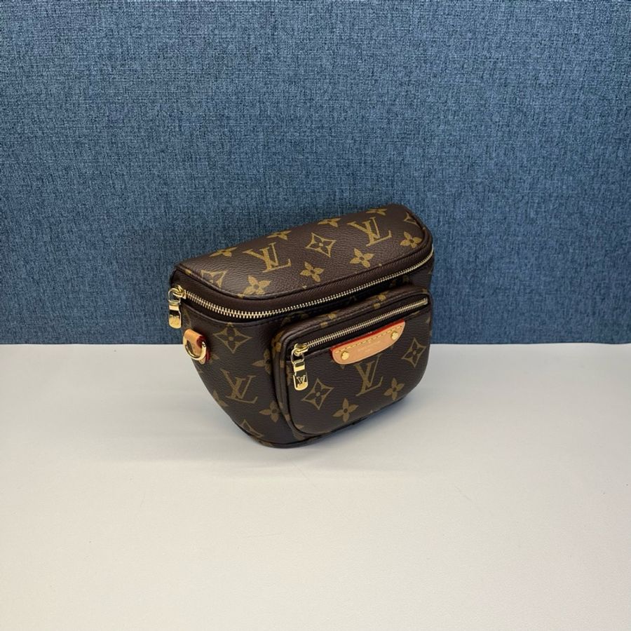 Louis Vuitton路易威登 老花mini bumbag腰包單肩斜挎包-1