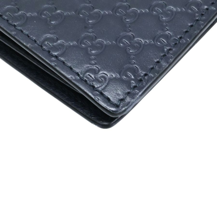藍色 牛皮logo壓紋 長夾【GUCCI 古馳】 449245-8