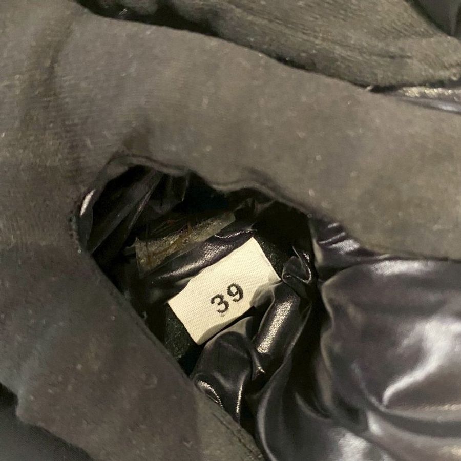 Moncler Gaia雪靴 羽絨 黑色 踝靴 短靴 39號-6