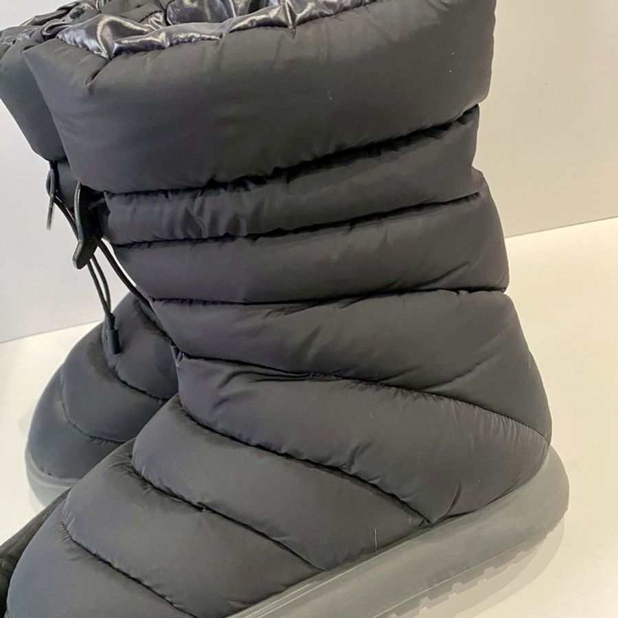 Moncler Gaia雪靴 羽絨 黑色 踝靴 短靴 39號-4