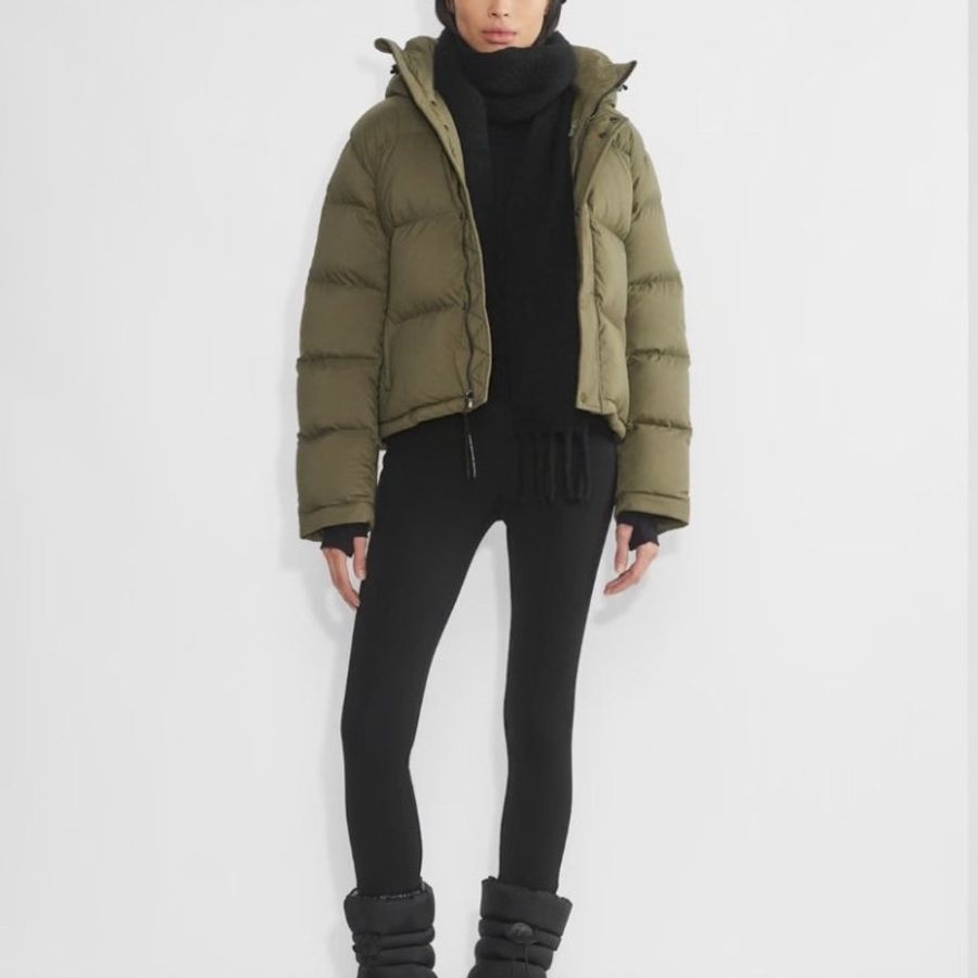 Moncler Gaia雪靴 羽絨 黑色 踝靴 短靴 39號-11