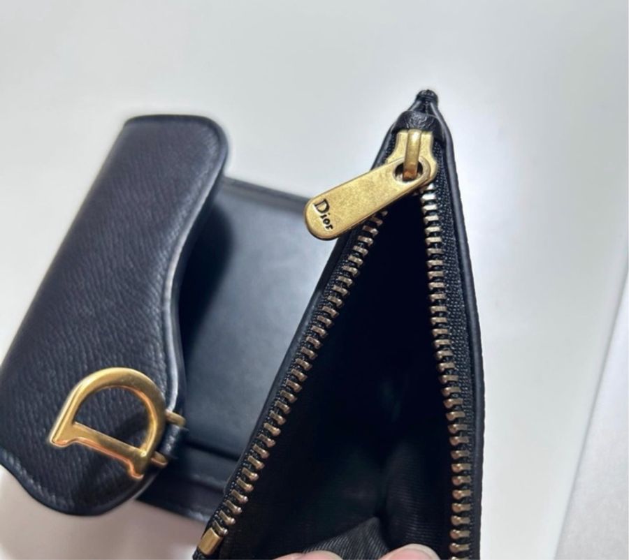 Dior saddle 三折短夾-6