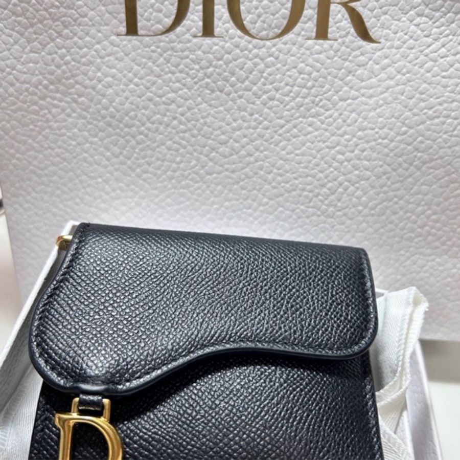 Dior saddle 三折短夾-8