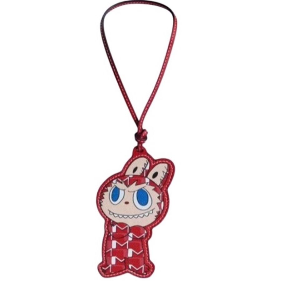 Moynat x Kasing Lung The Monsters Labubu Bag Charm Red-2