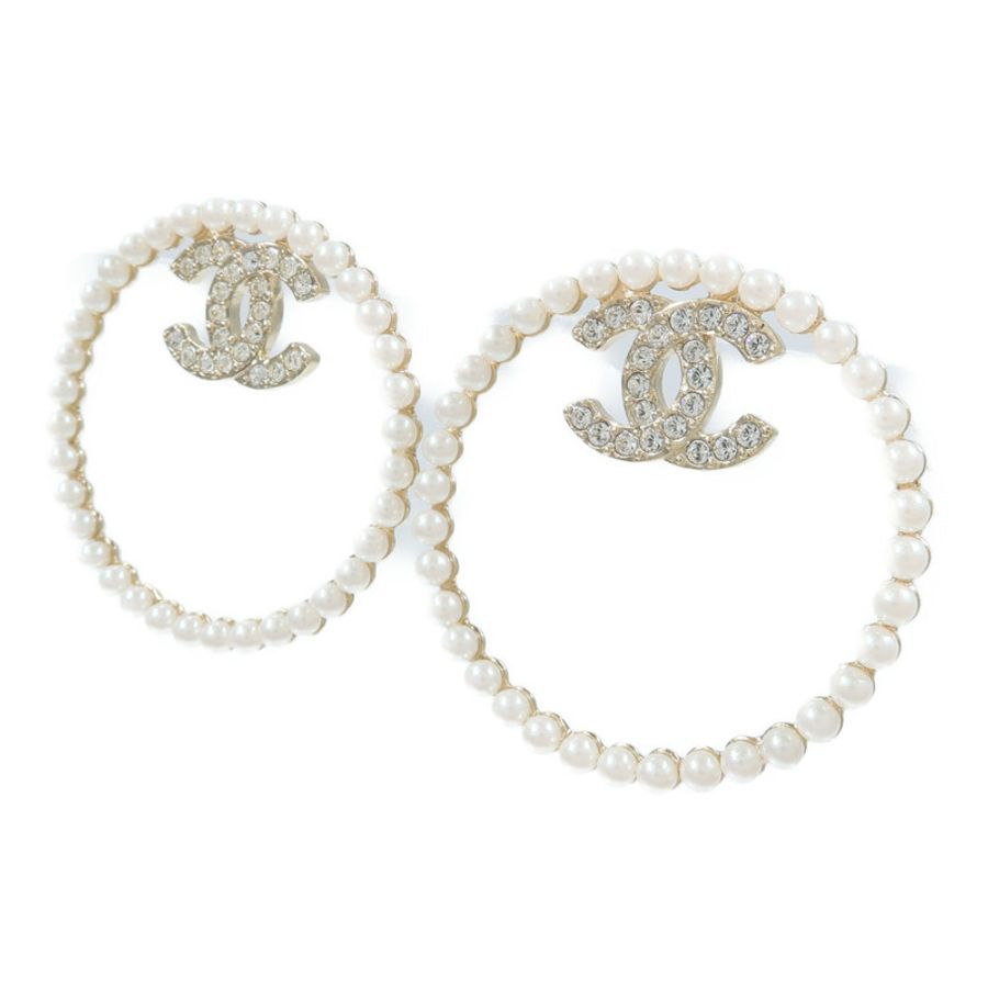 CHANEL 金屬/PVC Earrings耳環-1