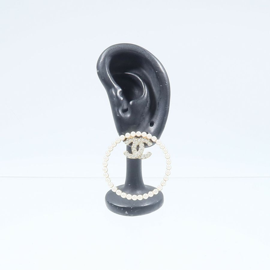 CHANEL 金屬/PVC Earrings耳環-6