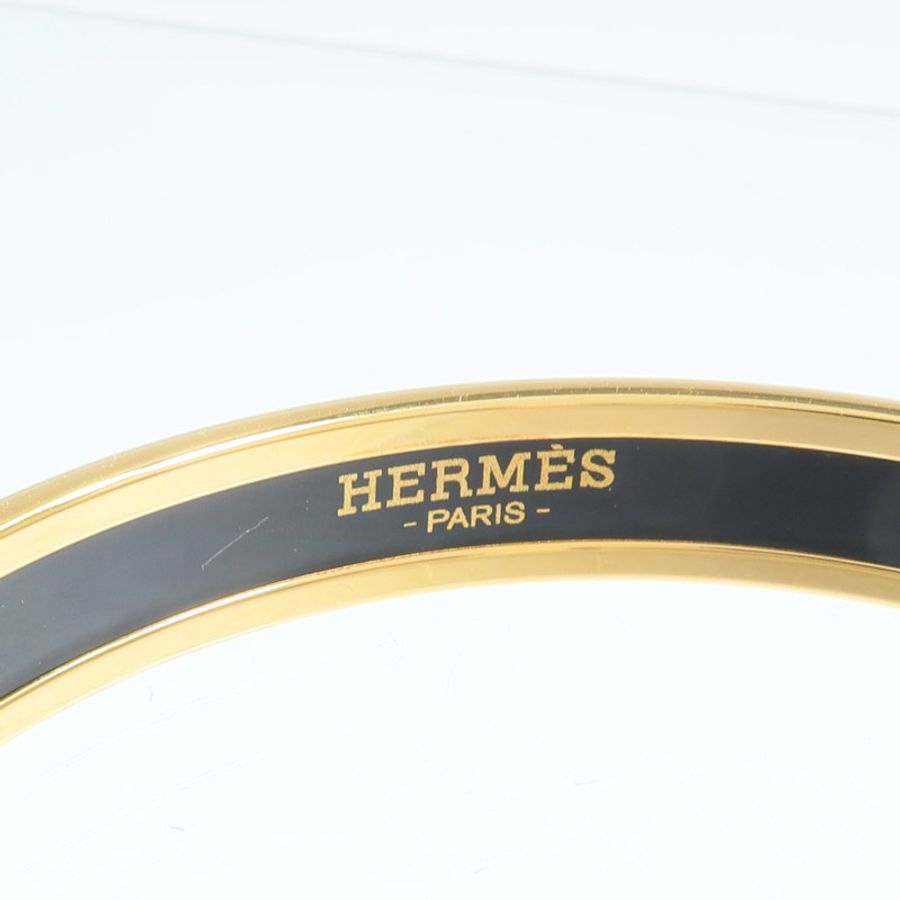HERMES 金屬/琺瑯Grand Apparat Bangle手鐲-4