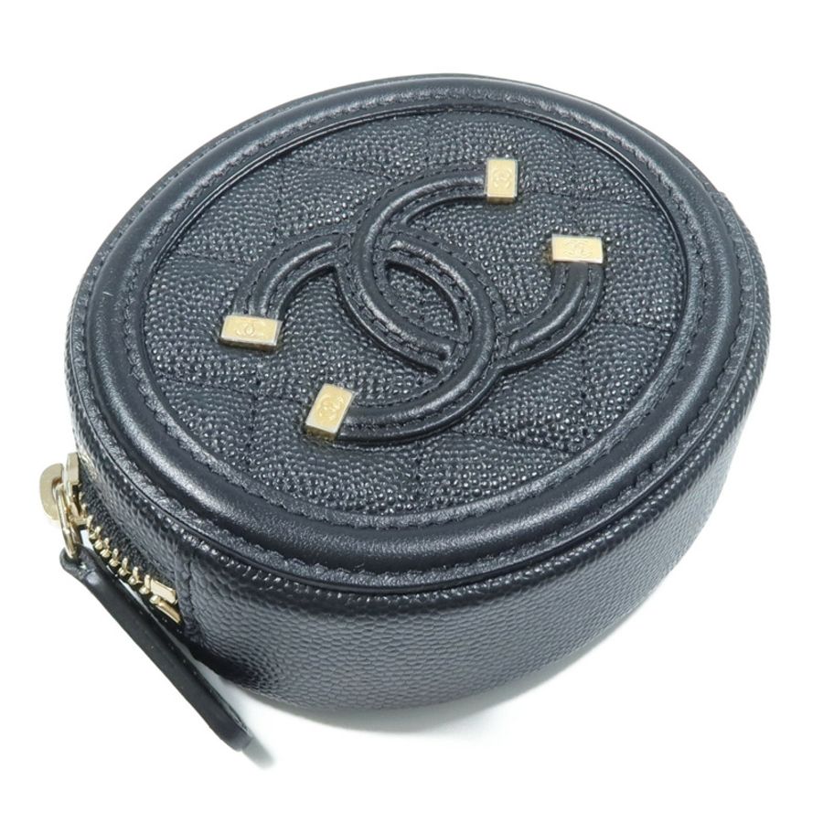 CHANEL 牛皮皮革Coin Case零錢包-4