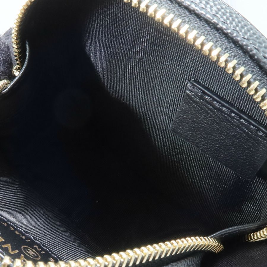 CHANEL 牛皮皮革Coin Case零錢包-6