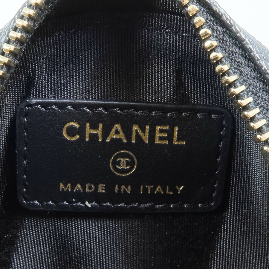 CHANEL 牛皮皮革Coin Case零錢包-7